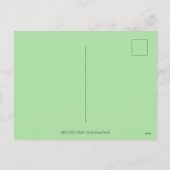 DAPPELGRIJS IN EEN ÉÉN PAARD OPEN SLEE, KLEURRIJK FEESTDAGENKAART (Achterkant)