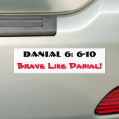 Dapper als Danial 6: 6-10 Bumpersticker (Op auto)