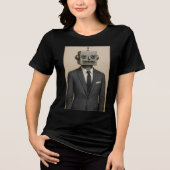 Dapper Android Tri-Blend Shirt (Voorkant)