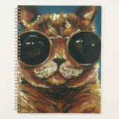 Dapper Animal | Kat in zonnebrillen Planner (Voorkant)