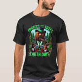 Dapper Beer met Pistool T-shirt (Voorkant)