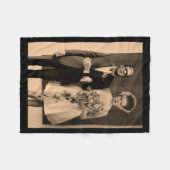 Dapper Bruiloftsdag - Monster Halloween-uitvoering Fleece Deken (Voorkant (Horizontaal))