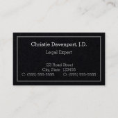 Dapper, Carte de visite conservateur (Devant)