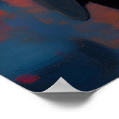 Dapper Cat in Suit Funny Animal Portrait Poster (Hoek)