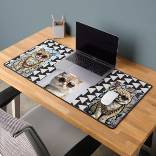 Dapper Dier   Kitty In Zonnebril  – Persoonlijk Bureaumat