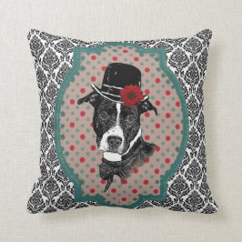 Dapper Dog - Oude tijdverkorting Bull Kussen