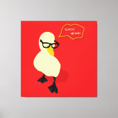 Dapper Duck Canvas Afdruk (Voorkant)