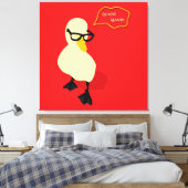 Dapper Duck Canvas Afdruk (Insitu (Slaapkamer))