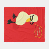 Dapper Duck Fleece Deken (Voorkant (Horizontaal))