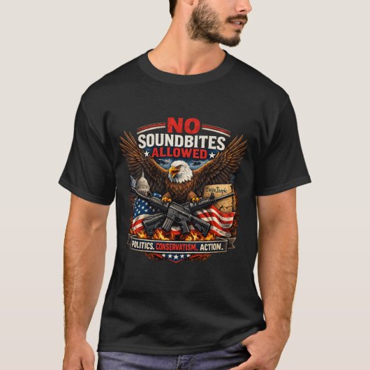 Dapper en onbevreesd t-shirt (Voorkant)