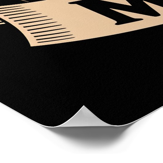 Dapper Feline met Cattitude Poster (Hoek)