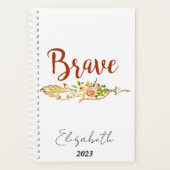 Dapper gepersonaliseerd, aangepast jaar planner (Voorkant)