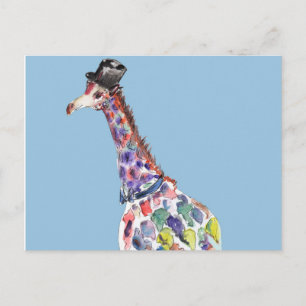 Dapper Giraffe Briefkaart
