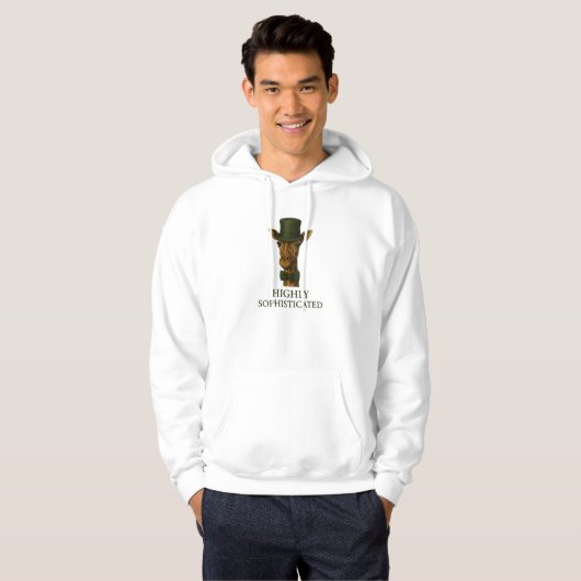 *Dapper Giraffe Vibes* Hoodie (Voorkant volledig)