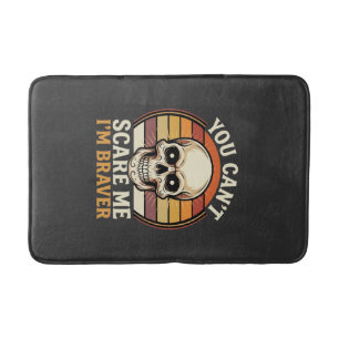 Dapper Halloween-schedel Retro Horror Design_1 Badmat
