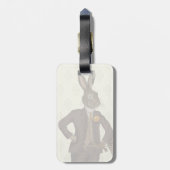 Dapper Hare 2 Bagagelabel (Achterkant verticaal)