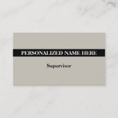 Dapper, Humble en Simple Visitekaartje (Voorkant)