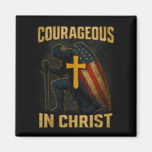 Dapper In Christus Ridderkruis Patriottische Veren Magneet