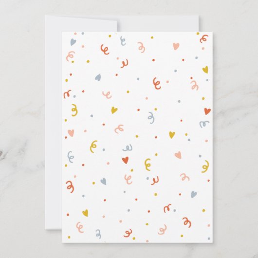 Dapper Kitty Invitation d'anniversaire (Dos)