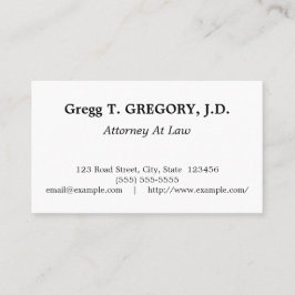 Dapper, Legal Professional Visitekaartje