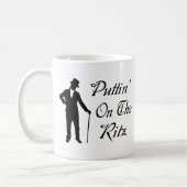 Dapper Man Puttin op de Ritz Koffiemok (Links)