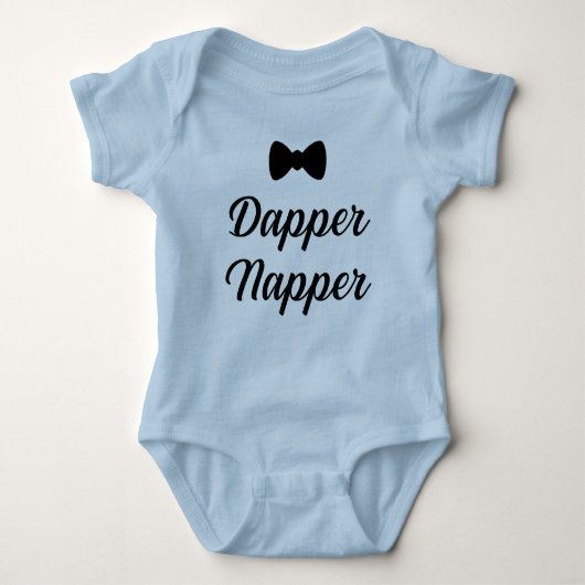 Dapper Napper Baby Boy Romper (Voorkant)
