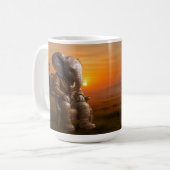Dapper Olifant Reizen Koffiemok (Voorkant links)