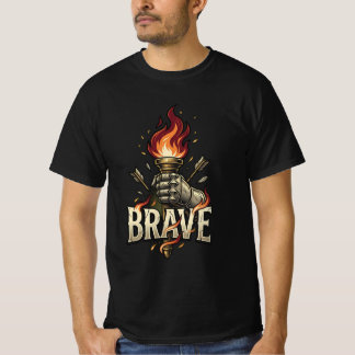 Dapper Opkomen Floreer Innerlijke Kracht Moed Moti T-shirt