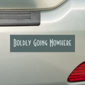 Dapper Overal Naar Nergens Sticker (Op auto)