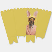 Dapper paashaas bedankdoosjes (Ongevouwen)