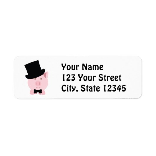 Dapper Pig Etiket (Voorkant)