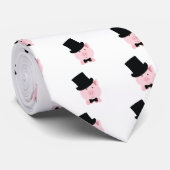 Dapper Pig Stropdas (Opgerold)