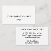 Dapper Professional-Visitekaartje Visitekaartje (Voorkant / Achterkant)