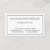 Dapper, professioneel Visitekaartje (Voorkant)