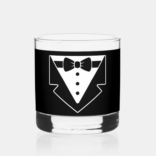 Dapper Sips – Verre à cocktail Smoking (Recto)