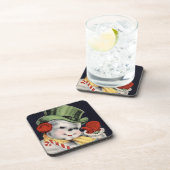  Dapper Snowman set van kurk Onderzetters (Rechterzijde)