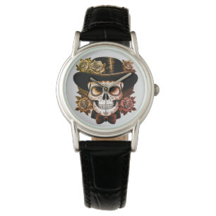 Dapper Sugar Skull Horloge