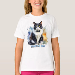 Dapper Tuxedo Cat T-shirt