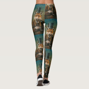 Dapper Victoriaans Fox-Leggings Leggings