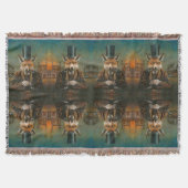 Dapper Victorian Fox Jetez la couverture (Devant)