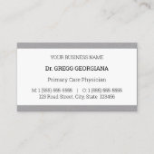 Dapper, Visitekaartje voor beroepsbeoefenaren in d (Voorkant)