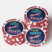 Dapper Vooruitstappen Poker Chips (Opstapeling)