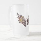 Dappere Bierglas Matglas Bierpul (Voorkant links)