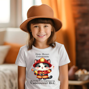 Dappere brandweerwagen klaar om te redden! t-shirt