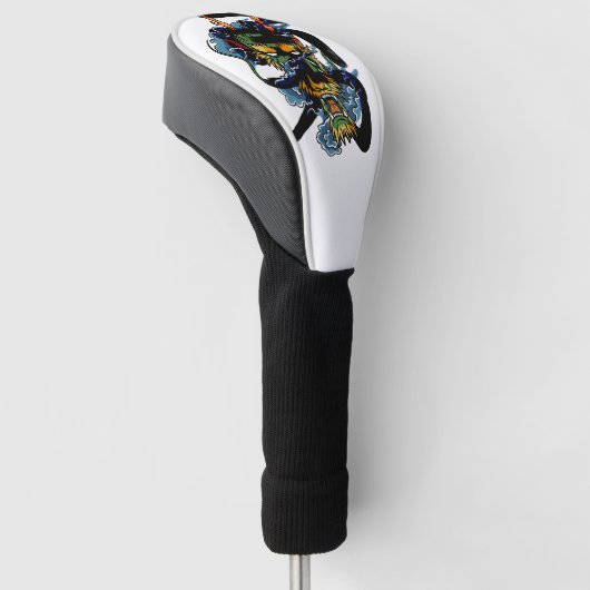 dappere draak golfheadcover (Schuin)