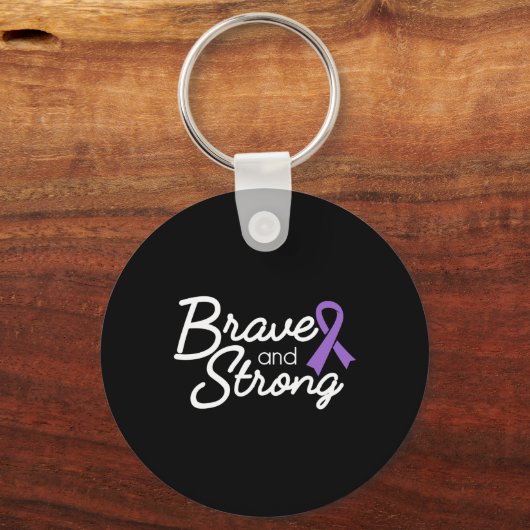 Dappere en sterke Heimerheimer en epilepsie oorlog Sleutelhanger (Voorkant)