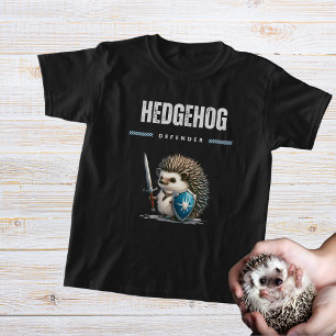 Dappere Hedgehog Knight - Hedgehog verdediger T-shirt