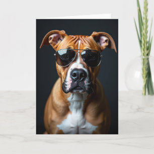 Dappere Hond Papa Dag Kaart