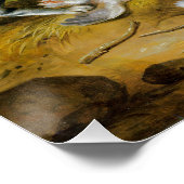  dappere kat tussen de hanen perfect poster (Hoek)