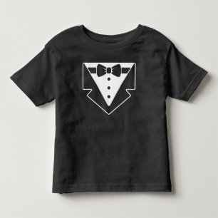 Dappere kleine vent jongens tuxedo overhemd kinder shirts